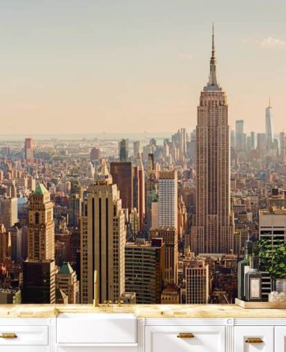 Fondo de pantalla de Nueva York y Empire State Skyline Fondo de pantalla de Nueva York y Empire State Skyline