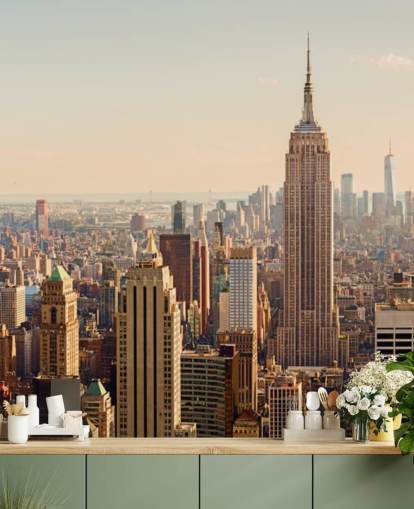 Fondo de pantalla de Nueva York y Empire State Skyline
