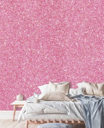 Pink Glitter Taustakuva Seinämaalaus