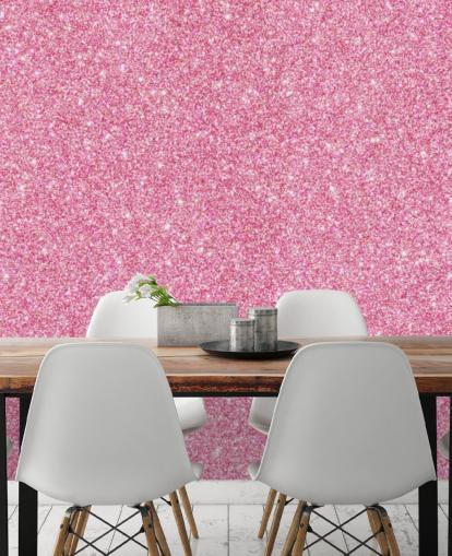 Papel de parede Pink Glitter