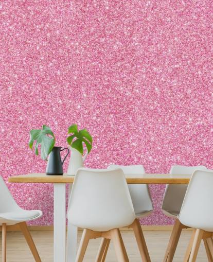 Pink Glitter Wallpaper Mural