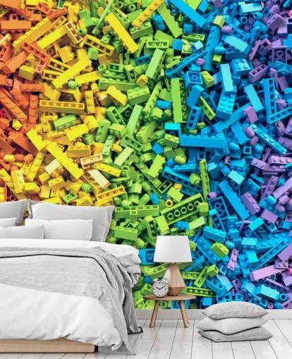 rainbow selection of colourful toy bricks wallpaper rainbow selection of colourful toy bricks wallpaper