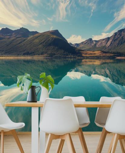 mural glaciar en Noruega