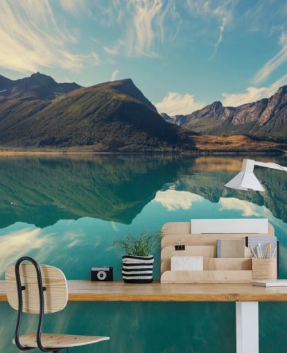 Glaciar na Noruega Mural