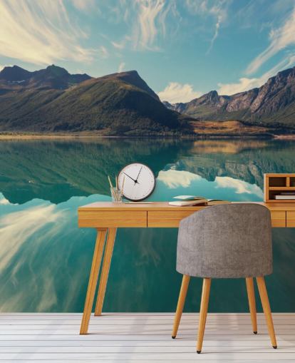 mural glaciar en Noruega