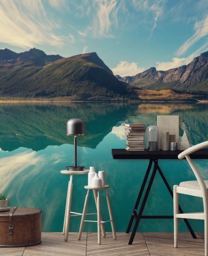 mural glaciar en Noruega