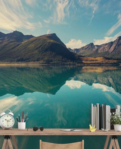 mural glaciar en Noruega