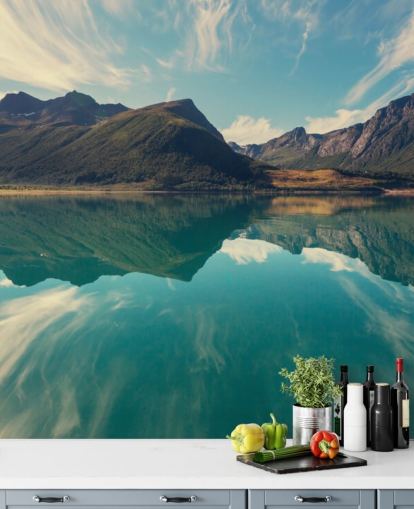 Glaciär i Norge väggmålning