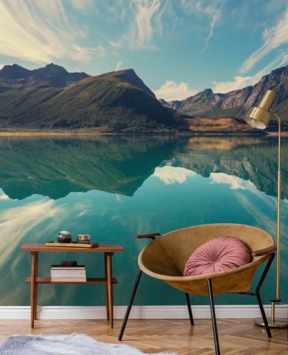 Decorazione murale con ghiacciaio in Norvegia Decorazione murale con ghiacciaio in Norvegia