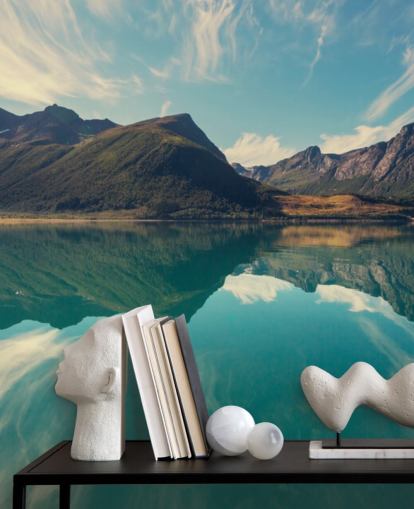 Glaciär i Norge väggmålning