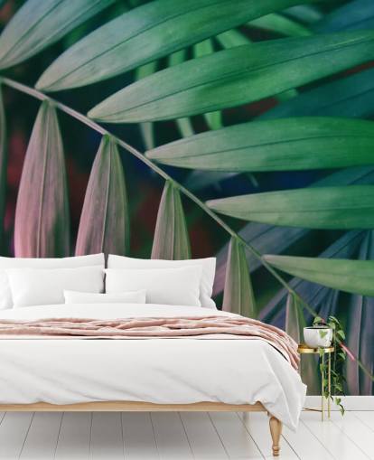 Papel de parede da folha da selva