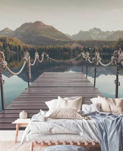 Gefilterte Landschaft Wandbild