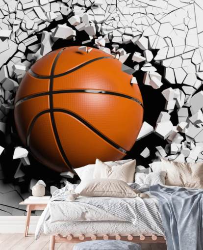 Basketbal Explosion Mural 