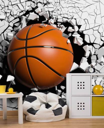 Basketball Explosion Mural 