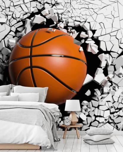 Basketball Explosion Mural 