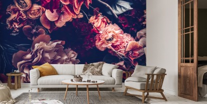 Custom Mural Wallpaper 3D Flowers Plant Floral Wall Painting Living Room TV  Sofa Background Wall Decor 300cm210cm   Amazoncom