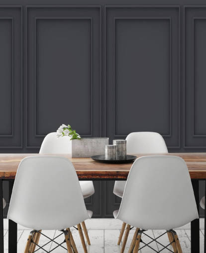 3D off black panel wallpaper 3D off black panel wallpaper