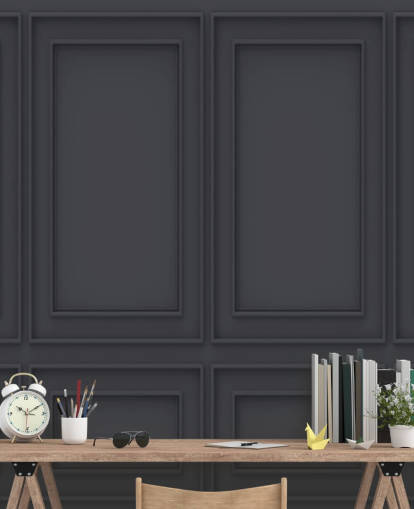 3D off black panel wallpaper 3D off black panel wallpaper