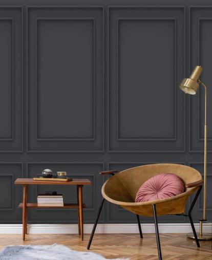 3D pois musta paneeli tapetti