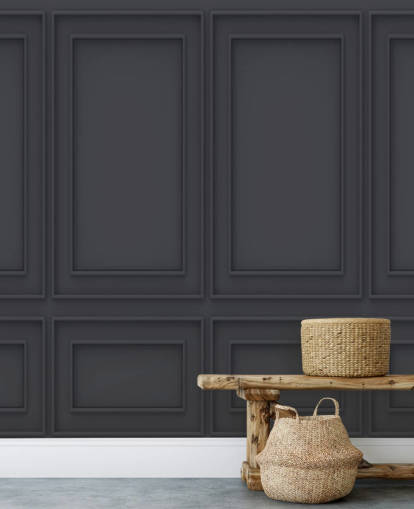 Carta da parati 3D off black