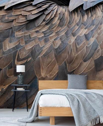 Vulture Feathers Print Wallpaper Vulture Feathers Print Wallpaper