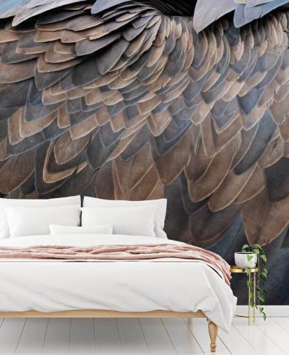 Vulture Feathers Print Wallpaper Vulture Feathers Print Wallpaper