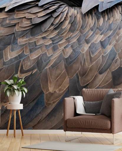 Vulture Feathers Print Wallpaper Vulture Feathers Print Wallpaper