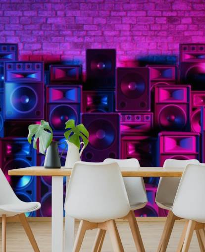 fondo de pantalla de altavoces púrpura y rosa fondo de pantalla de altavoces púrpura y rosa