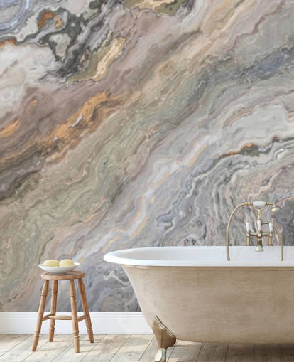 mural de papel de parede com efeito de mármore de areia chamado Onyx Sand Marble para banheiros, cozinhas e quartos mural de papel de parede com efeito de mármore de areia chamado Onyx Sand Marble para banheiros, cozinhas e quartos