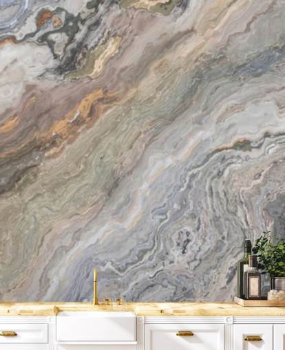 carta da parati murale effetto marmo color sabbia chiamata Onyx Sand Marble per bagni, cucine e camere da letto carta da parati murale effetto marmo color sabbia chiamata Onyx Sand Marble per bagni, cucine e camere da letto