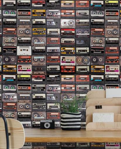 Carta da parati Mixed Tapes