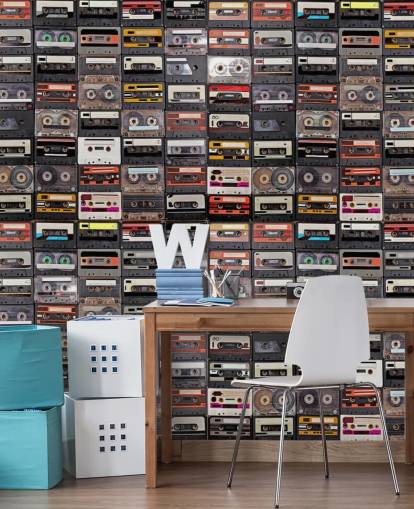 Papier peint Mixed Tapes Papier peint Mixed Tapes