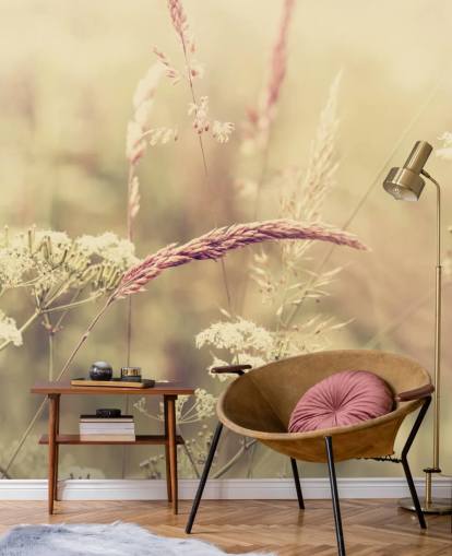 Meadow i Sepia Bakgrunn