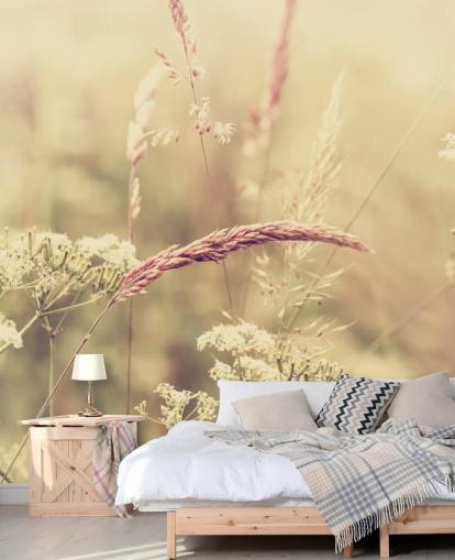 Meadow in Sepia Wallpaper Meadow in Sepia Wallpaper