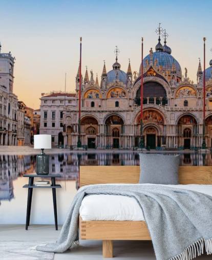 papel pintado edificio veneciano