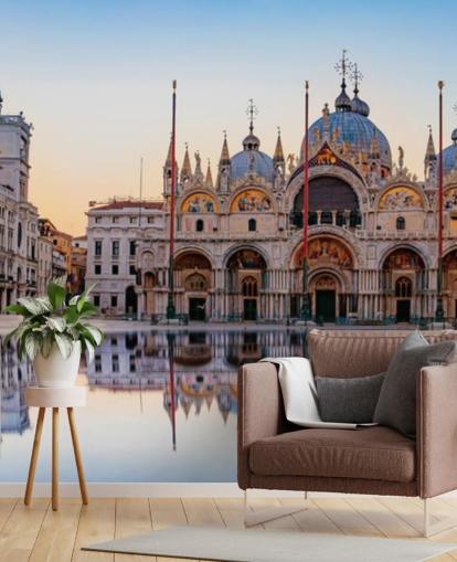 papel pintado edificio veneciano
