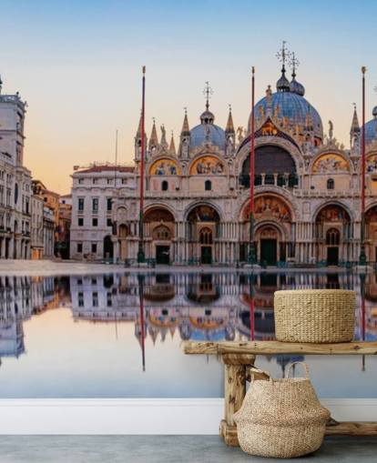papel pintado edificio veneciano