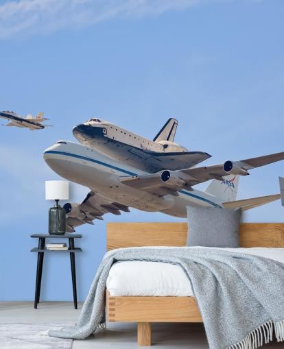 Flying in History - Space Shuttle Wall Mural