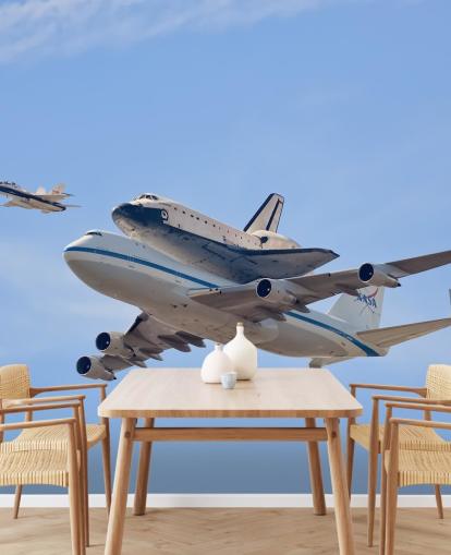 Flying in History - Space Shuttle Wall Mural