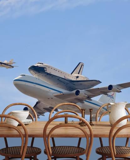 Flying in History - Space Shuttle Wall Mural