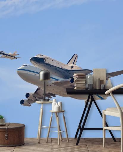 Flying in History - Space Shuttle Wall Mural