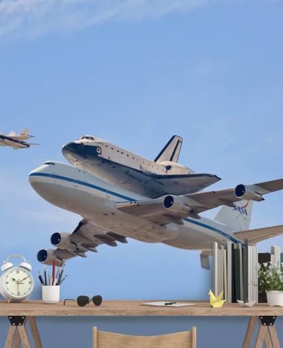 Flying in History - Space Shuttle Wall Mural