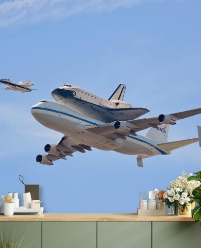 Flying in History - Space Shuttle Wall Mural
