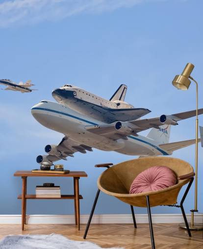 Flying in History - Space Shuttle Wall Mural