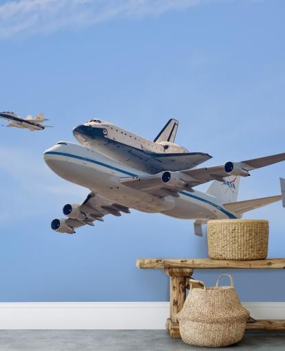 Fliegen in der Geschichte - Space Shuttle Fototapete