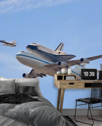 Flying in History - Space Shuttle Wall Mural