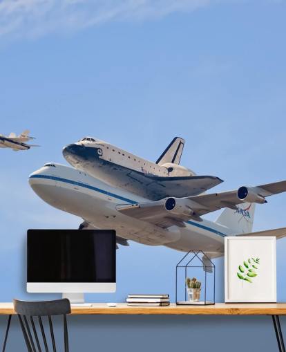 Voler dans l'histoire - Décoration murale de la navette spatiale