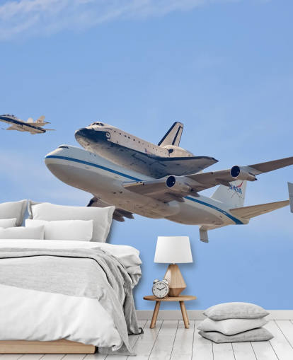 Flying in History - Space Shuttle Wall Mural