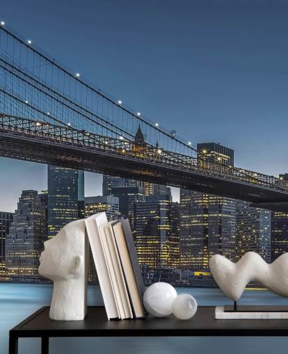 Papel pintado de noche de Nueva York Papel pintado de noche de Nueva York