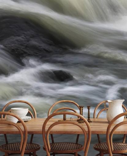 Papel Pintado Río y Pájaro